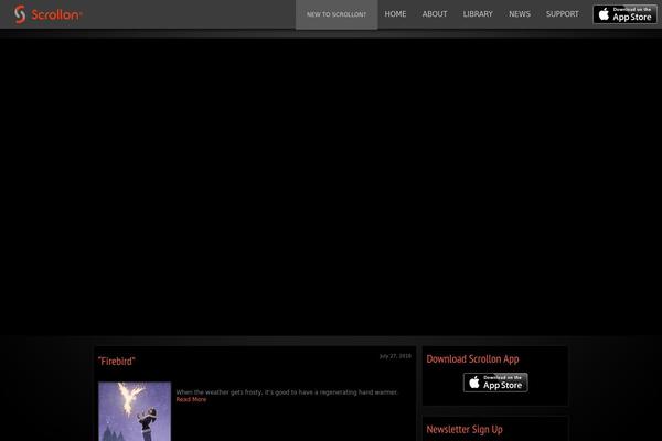Blackboard theme site design template sample
