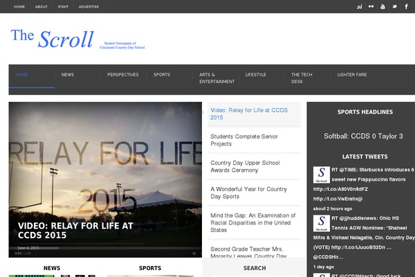 GrandNews theme site design template sample