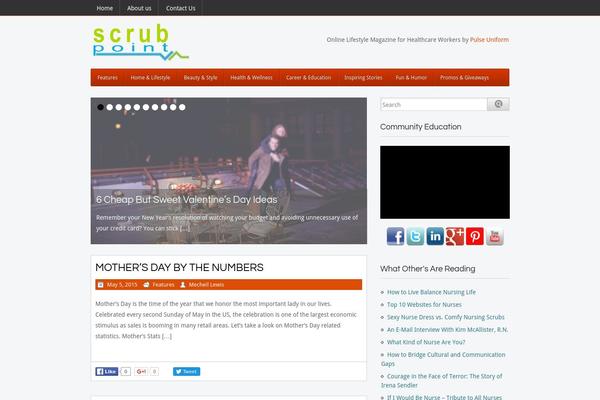 BlogsTrend theme site design template sample