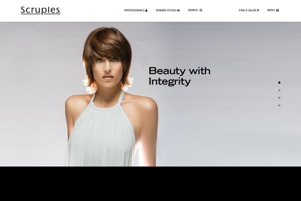 scrupleshaircare.com site used Scruples