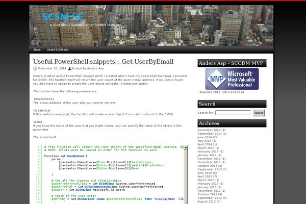 scsm.se site used Black skyline