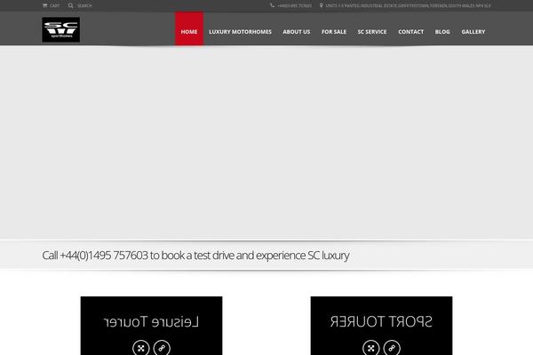 Automotive Child theme site design template sample