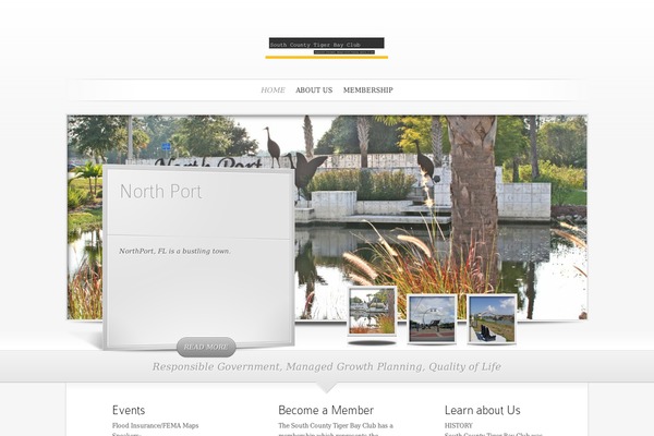 SimplePress theme site design template sample