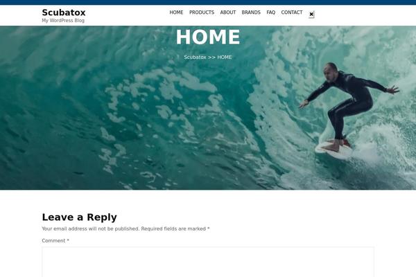 scubatox.com site used Scuba-diving-sport