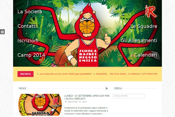 Madrid theme site design template sample