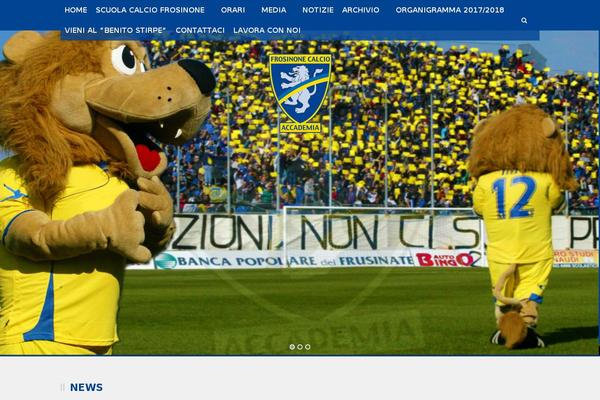 Site using Goodlayers-soccer plugin