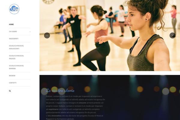 Infinite theme site design template sample