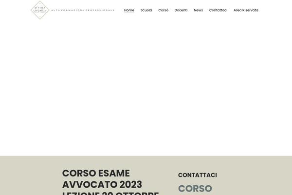 Academist theme site design template sample