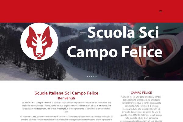 scuolascicampofelice.it site used Divi