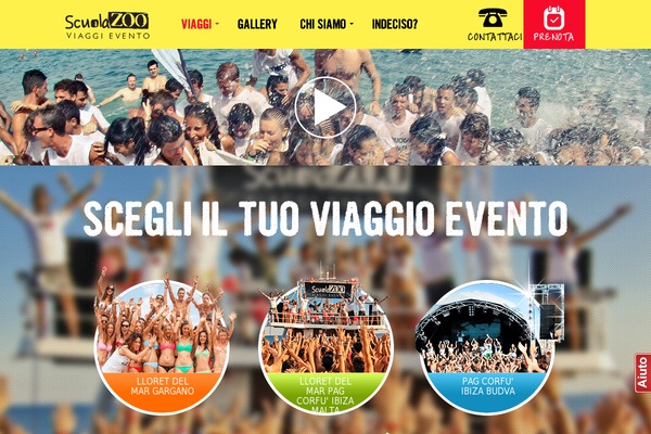 scuolazoo-viaggi theme websites examples