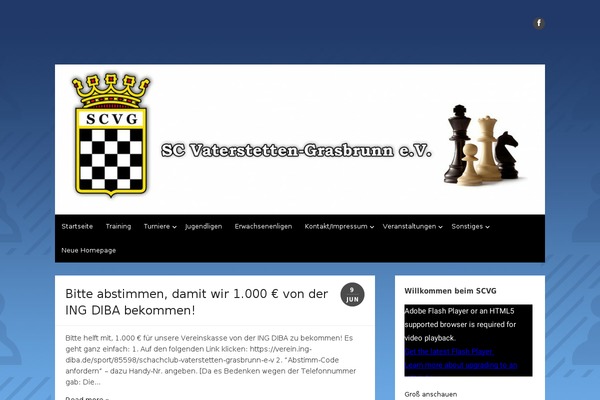 The Box theme site design template sample