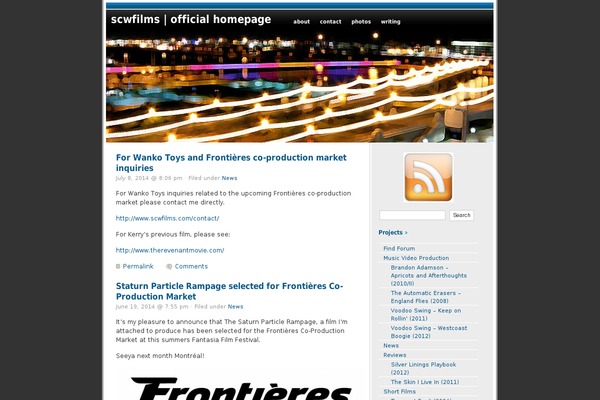 scwfilms.com site used Phoenixblue