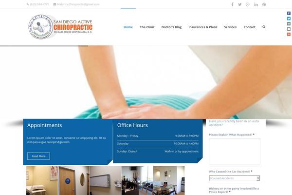 Dejavu theme site design template sample