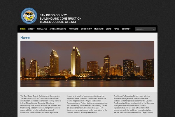 Granite theme site design template sample