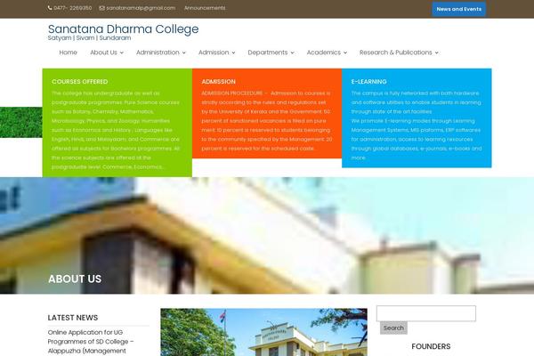 Site using Responsive Menu plugin