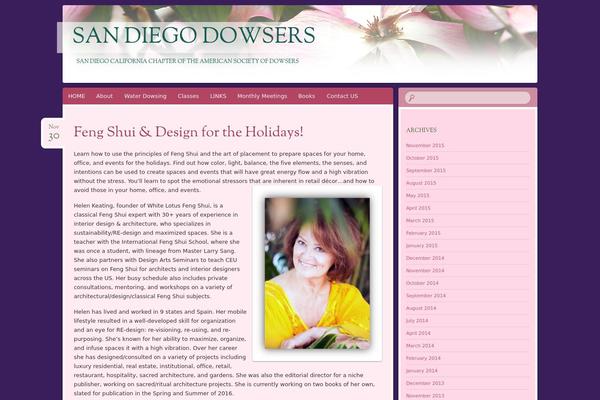Bouquet theme site design template sample