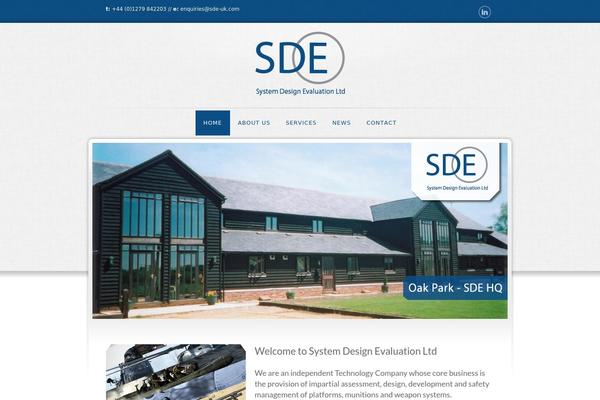 Arcadia theme site design template sample