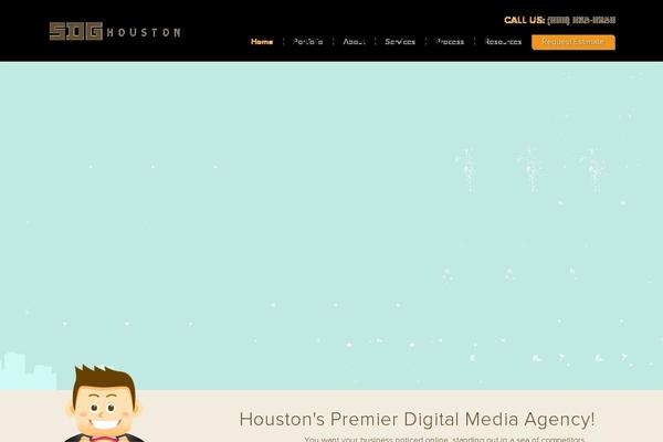 Master theme site design template sample