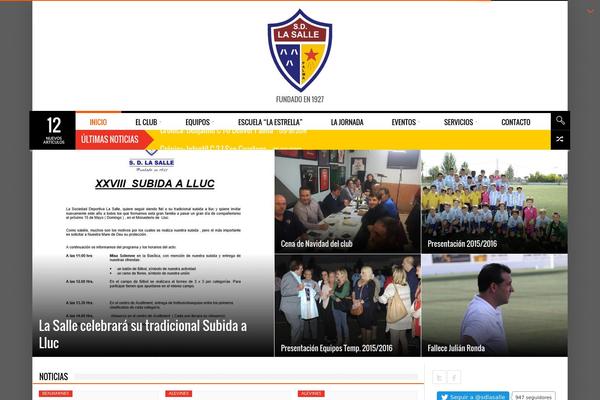 NewsCore theme site design template sample
