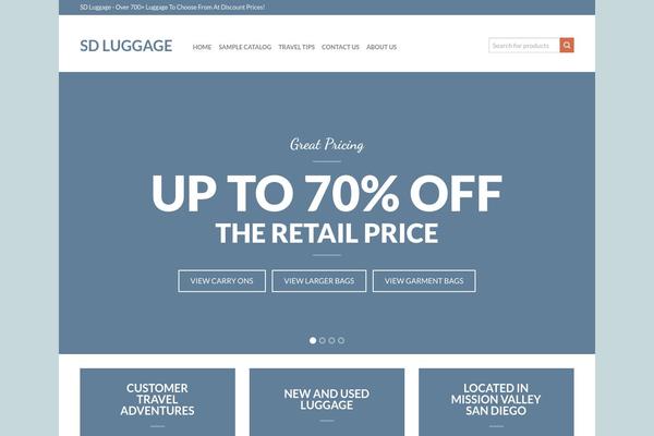Flatsome theme site design template sample