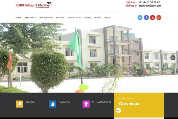 Site using Ed-school-plugin plugin