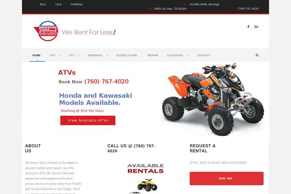 Infinite-child theme site design template sample