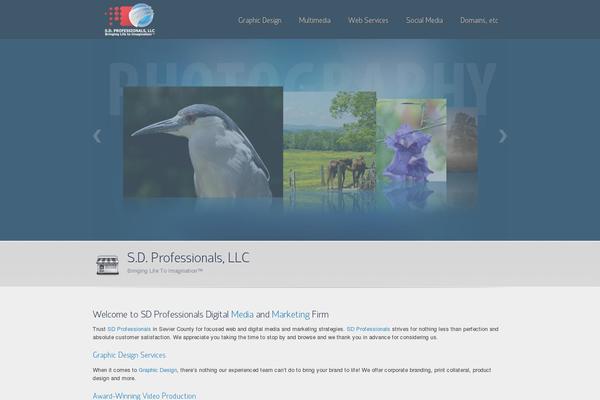 Envision theme site design template sample