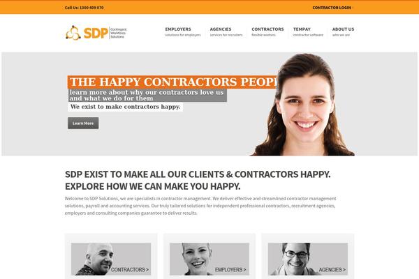 Robust theme site design template sample
