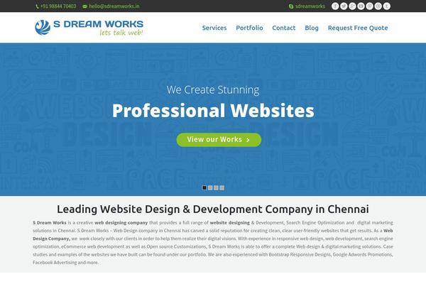 Webdesign theme site design template sample