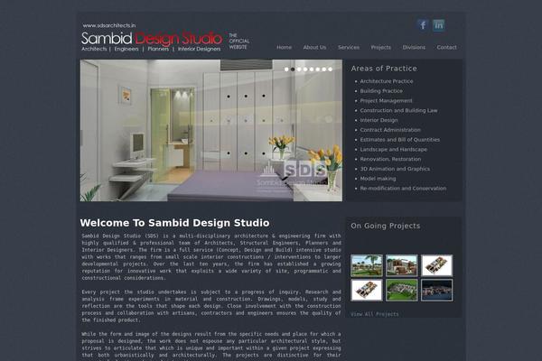 Sds theme site design template sample