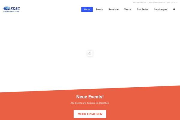 Dance-studio theme site design template sample