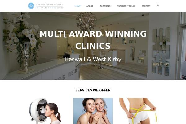 Total Child theme site design template sample
