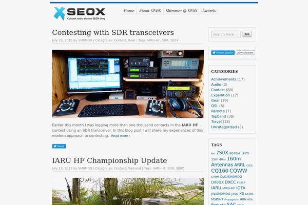 Orbit theme site design template sample