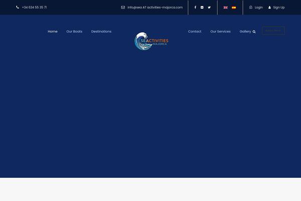 Traveltour-child theme site design template sample