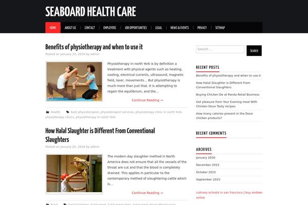 Hiero theme site design template sample