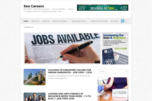 Fresh & Clean theme site design template sample
