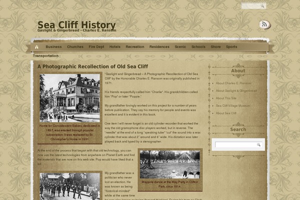 The-vintage theme site design template sample
