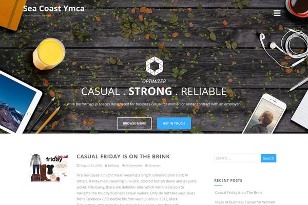Optimizer theme site design template sample