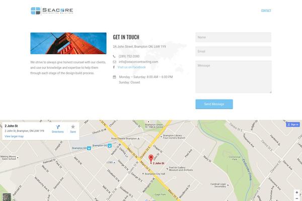 Konstruct theme site design template sample