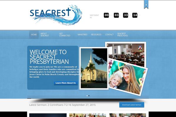 Church-event-child theme site design template sample