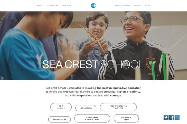Thread theme site design template sample