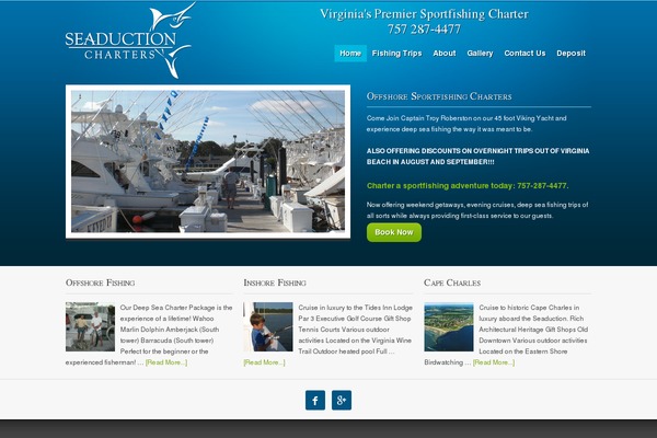 seaductioncharters.com site used Metric