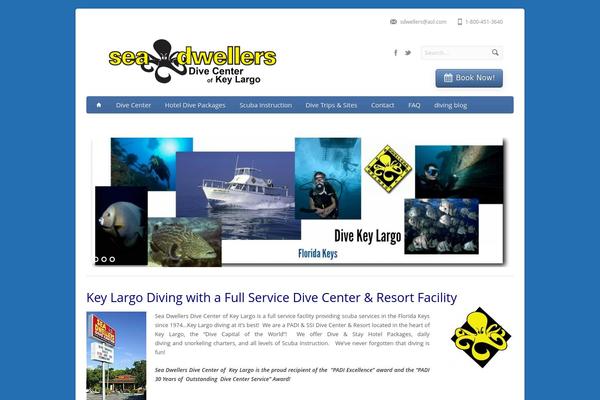 Aqua theme site design template sample