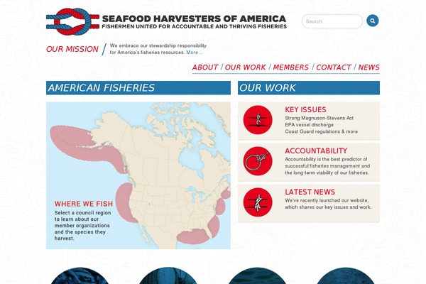 seafoodharvesters.org site used Sha