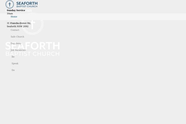 Site using Sermon Manager plugin