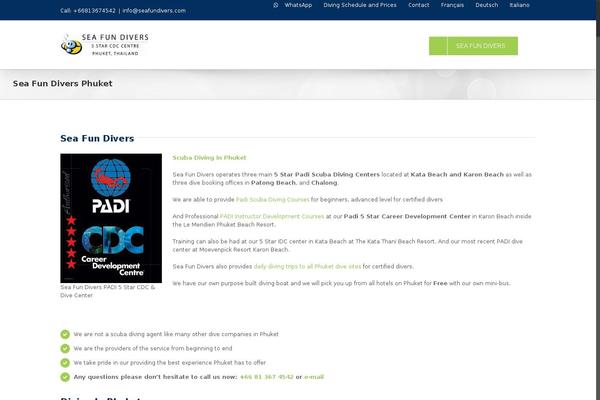 seafundivers.com site used Ambassador