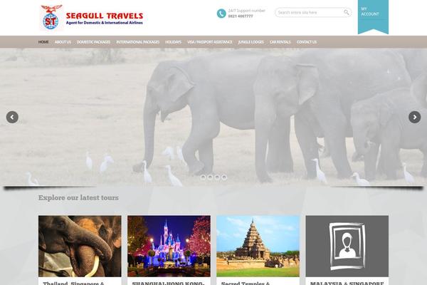 BookYourTravel theme site design template sample