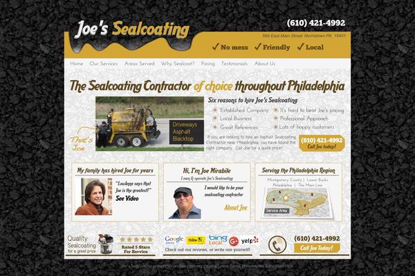 Smallbiz theme site design template sample