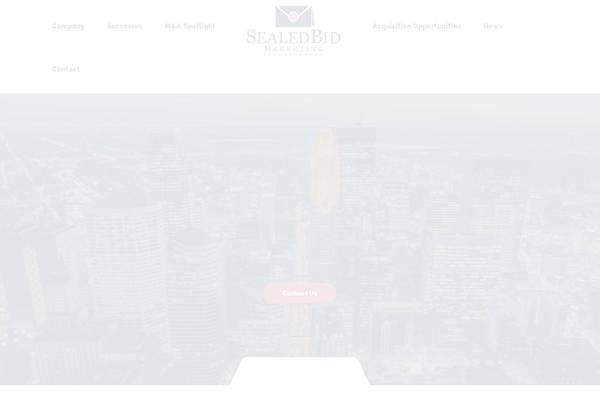 Bauer theme site design template sample