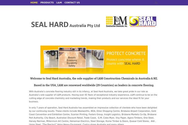 sealhard.com.au site used Wp-enlightened104